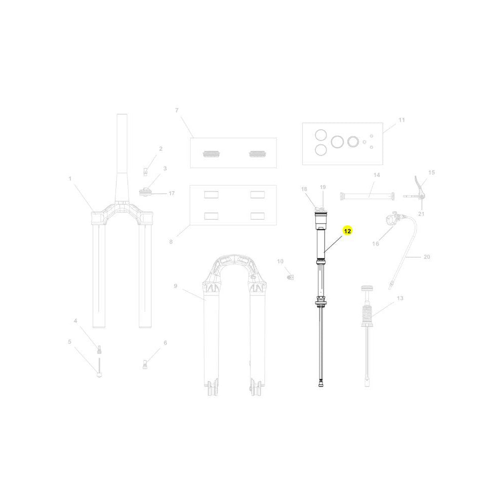 Formula Selva 27.5/29 Damper kit
