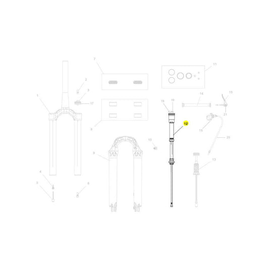 Formula Selva 27.5/29 Damper kit