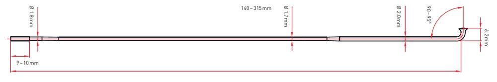 SUPER COMP J BEND SPOKES