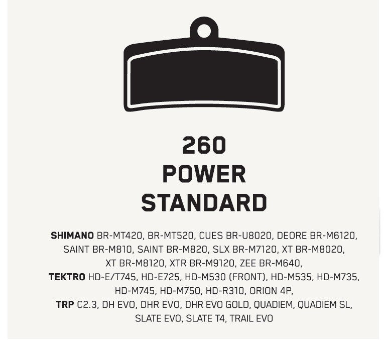 BRAKE PAD 260 – Essential Cycles