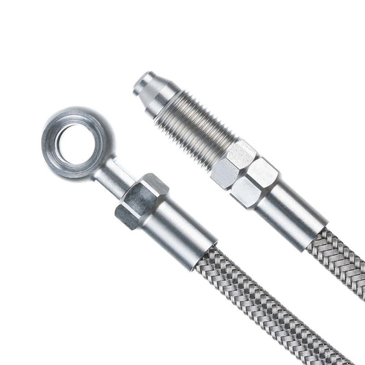 Hose Kit Strgt M8 Sil/Banjo Sil Gdr Raw 900Mm