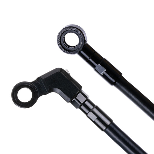 HOSE KIT ANGLED BLK/BANJO BLK KEV 900MM