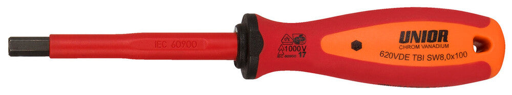 620VDETBI Hex screwdriver with insulated blade VDE TBI