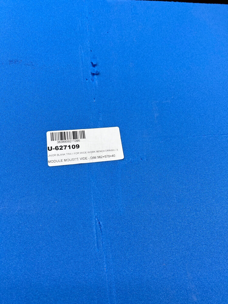 Blank tray for wide work bench drawers (Scuffed)