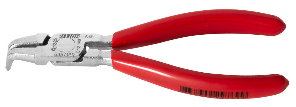 Internal lock rings pliers, bent 140 x 12 - 25