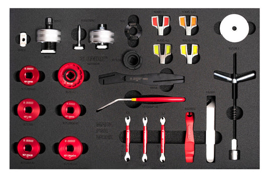 Set of tools in tray 1600SOS26