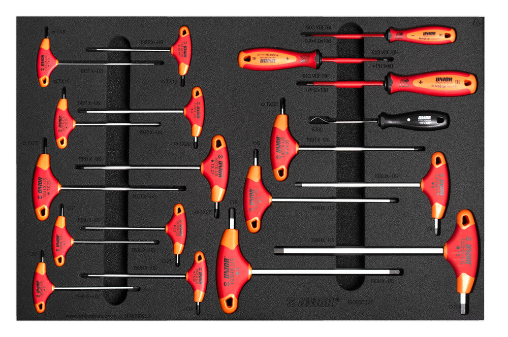 Set of tools in tray 1600SOS27