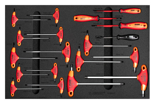 Set of tools in tray 1600SOS27