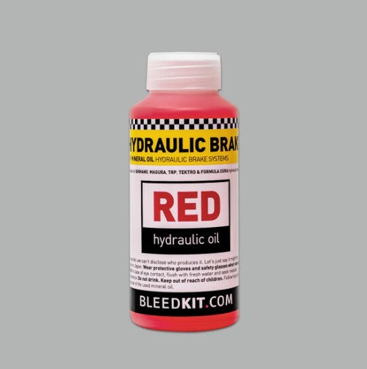 Red Hydraulic Mineral Brake Oil 100 Ml