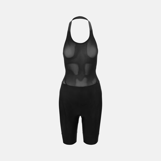 W Chrono Elite Halter Bib Short