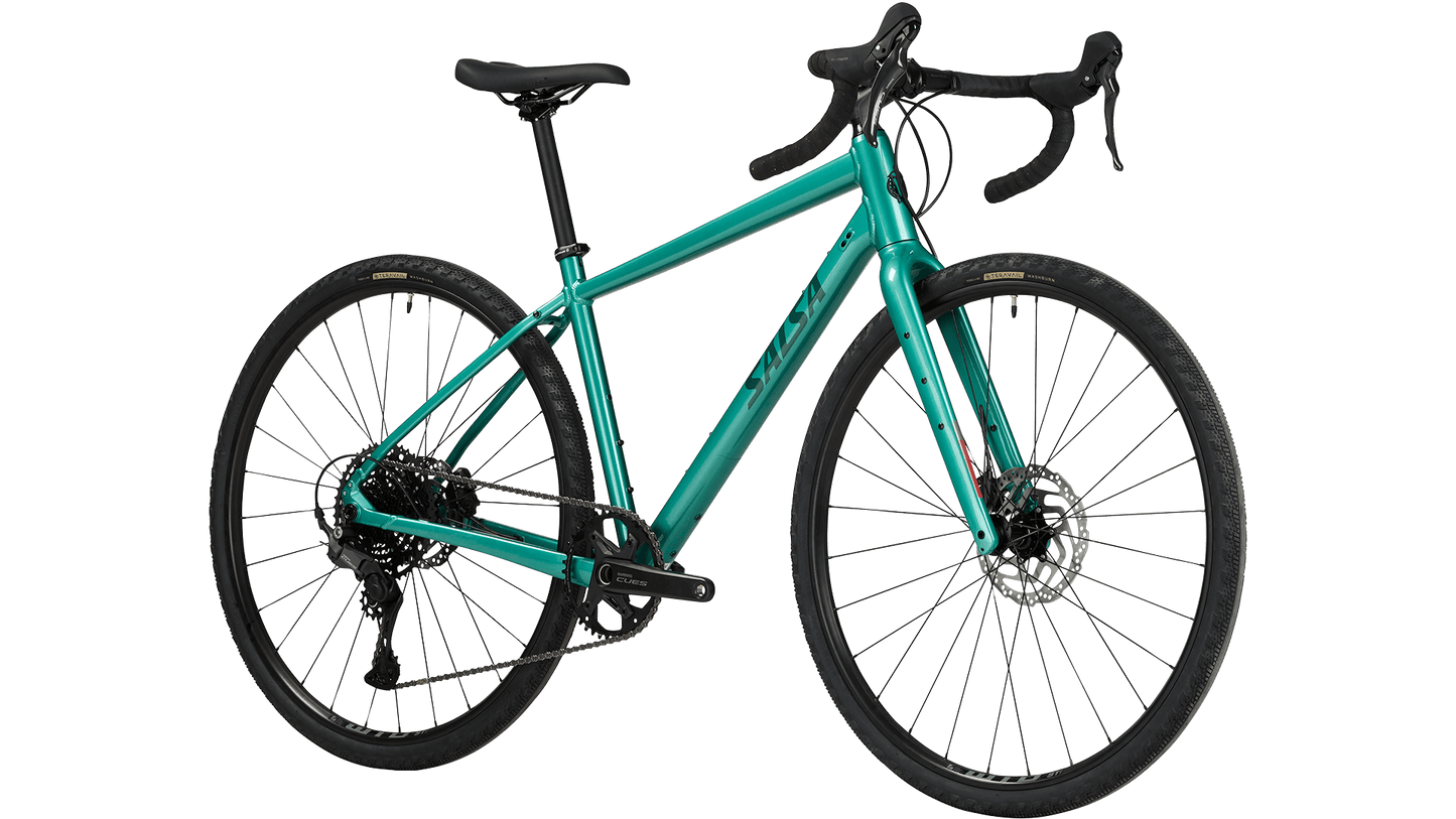 Salsa Journeyer CUES 1x10 - Front three quarter view