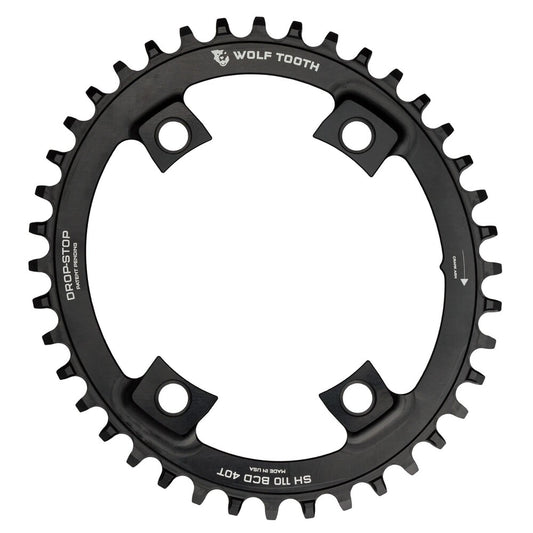 Oval 110 Bcd Asymmetric 4-Bolt Chainrings For Shimano Cranks