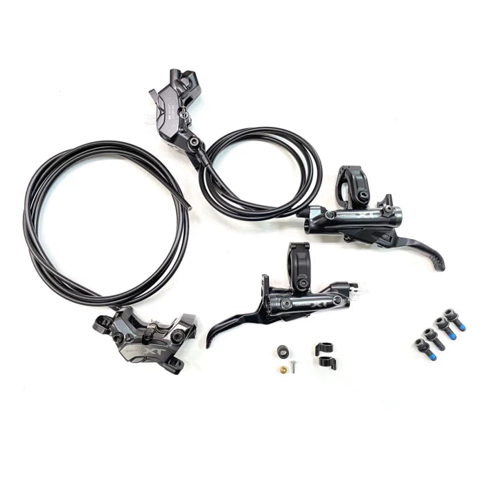 Shimano XT M8220 4-Piston Brake Set | Front + Rear | New Take-Off