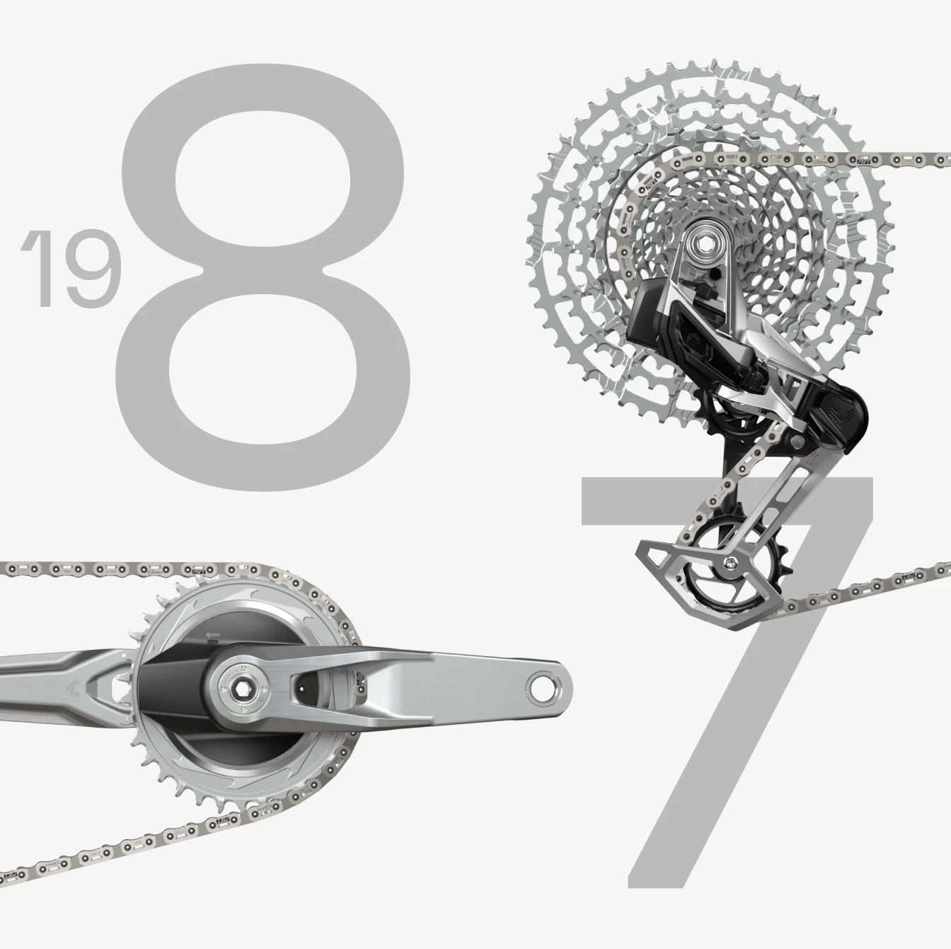 SRAM, Eagle Transmission 1987, Build Kit, 170mm