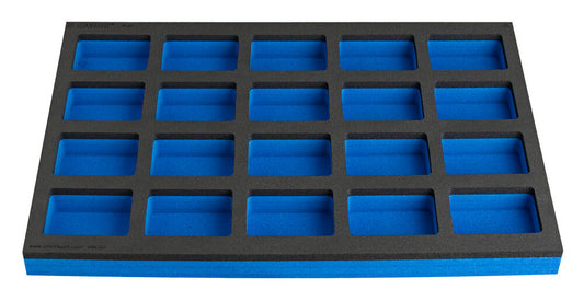 SOS tool tray with compartment for work bench narrow tool chest