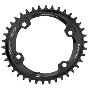 Oval 110 BCD Asymmetric 4-Bolt Chainrings for Shimano GRX Cranks